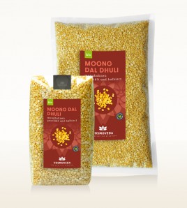BIO Moong Dal Dhuli - Mungbohnen, geschält und halbiert