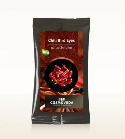 Organic Chili Bird Eyes pods 7,5g