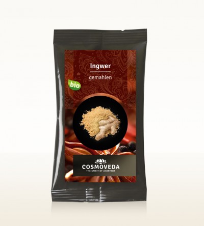 Organic Ginger ground (packaging bag) 25g