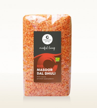 Organic Masoor Dal Dhuli - red lentils, peeled and split