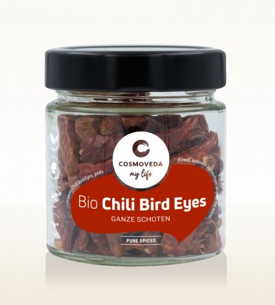 Organic Chili Bird Eyes pods 30g