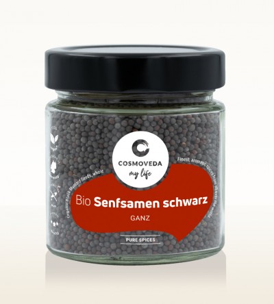 BIO Senfsamen schwarz ganz 130g