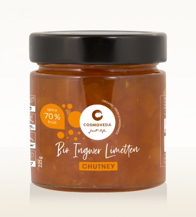 Organic Ginger Lime Chutney 225g