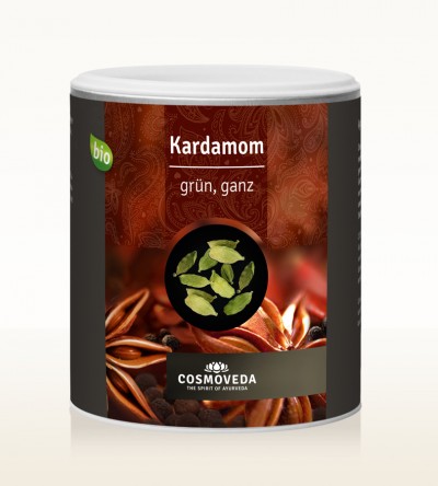 Organic Cardamom green whole 230g