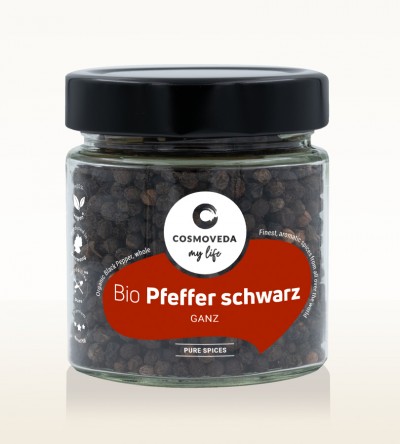 BIO Pfeffer schwarz ganz 100g