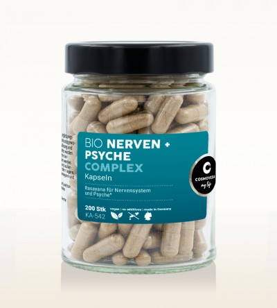 Organic Ayurveda Complex Capsules - Nerves + Psyche 200 pieces