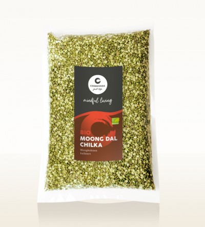 BIO Moong Dal Chilka - Mungbohnen, halbiert 1kg