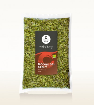 Organic Moong Dal Sabut - moong beans, whole 1kg