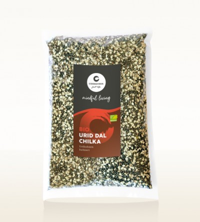 Organic Urid Dal Chilka - urid beans, split 1kg