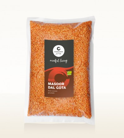 Organic Masoor Dal Gota - red lentils peeled, whole 1kg