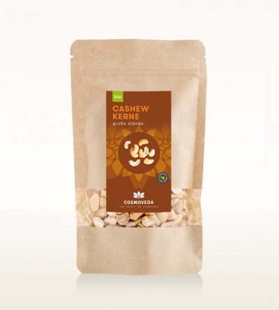 Organic Cashew Nuts large Pieces 100g