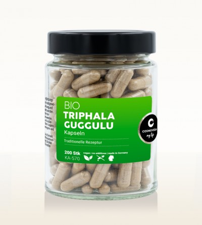 Organic Triphala Guggulu Capsules 200 pieces