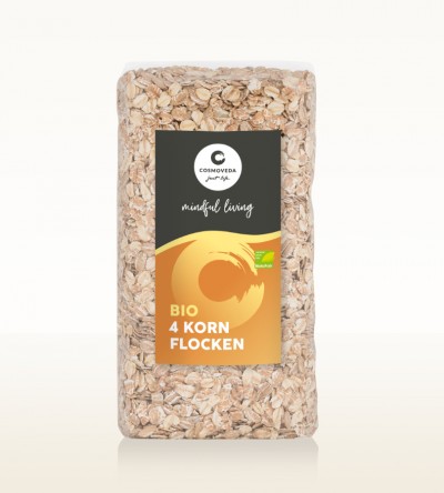 Organic 4 Grain Flakes 500g