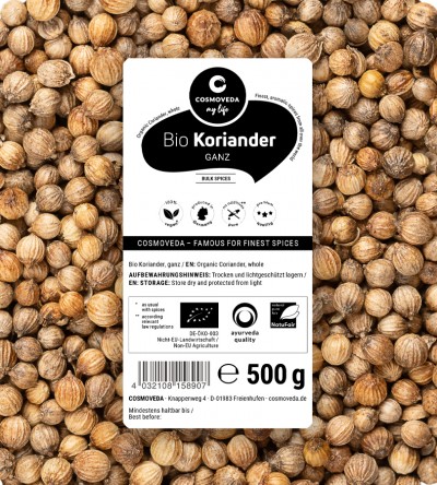 BIO Koriander ganz 500g