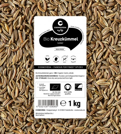 Organic Cumin whole 1kg