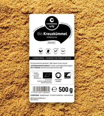 Organic Cumin ground 500g