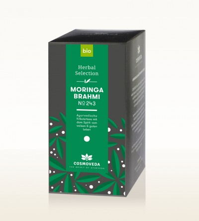 Organic Moringa Brahmi Tea 25 x 1,8g