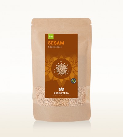 Organic Sesame Unpeeled 225g