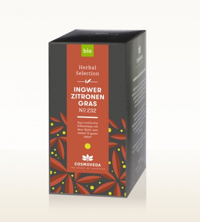 Organic Ginger Lemongrass Tea 25 x 1.8g