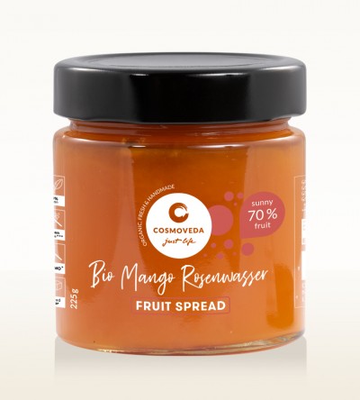 BIO Mango Rosenwasser Fruchtaufstrich 225g