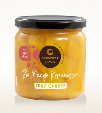 Organic Mango Chunks Rosewater 400g