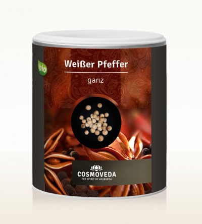 BIO Pfeffer weiß ganz 400g