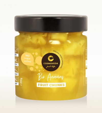Organic Pineapple Chunks 200g
