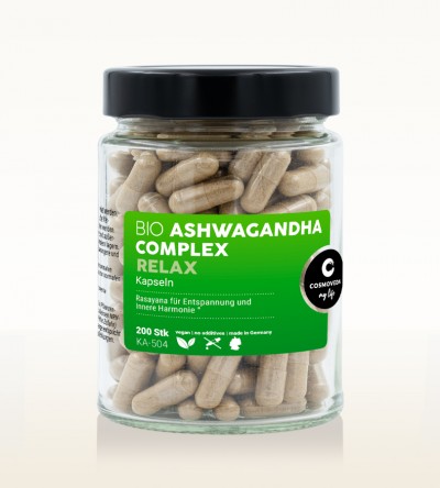 Organic Ashwagandha Complex - Relax 200 capsules