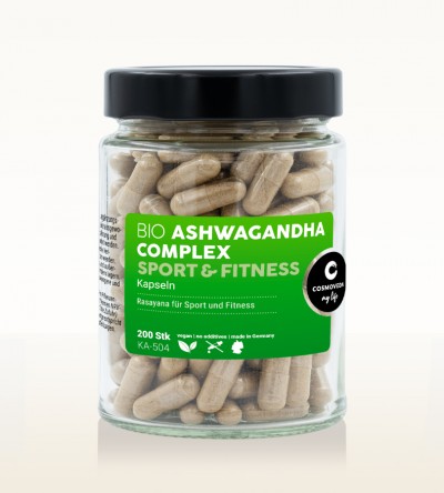 BIO Ashwagandha Complex - Sport & Fitness 200 Kapseln