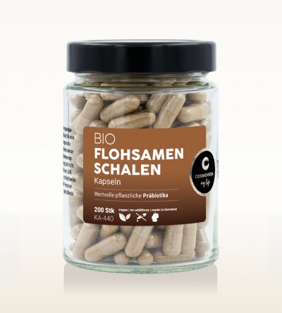 BIO Flohsamenschalen 200 Kapseln