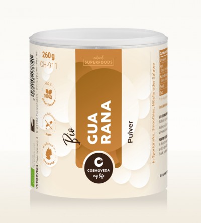 Organic Guarana Powder 260g