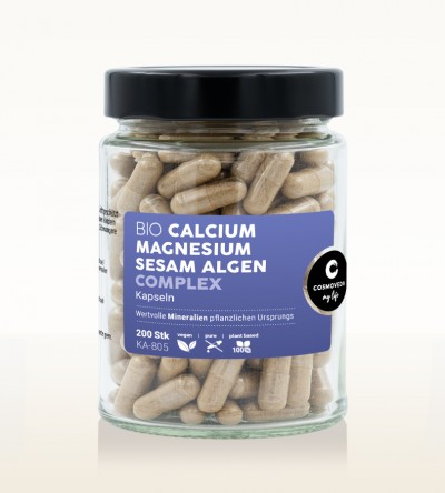 Organic Calcium Magnesium Complex 200 Capsules