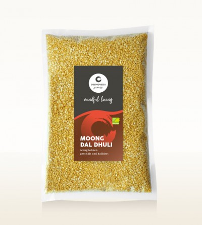 Moong Dal Dhuli Fair Trade - Mungbohnen, geschält und halbiert 2,5kg