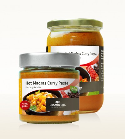 Organic Hot Madras Curry Paste