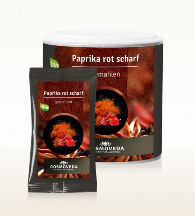 Organic Paprika red ground