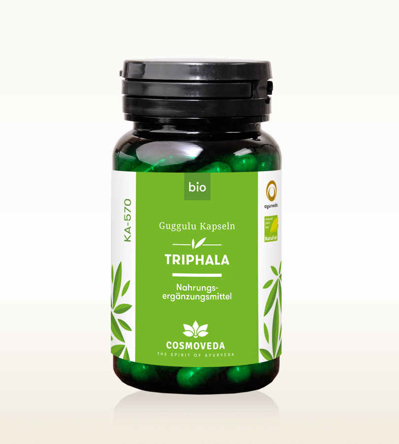 Organic Triphala Guggulu Capsules 80 pieces155340DE